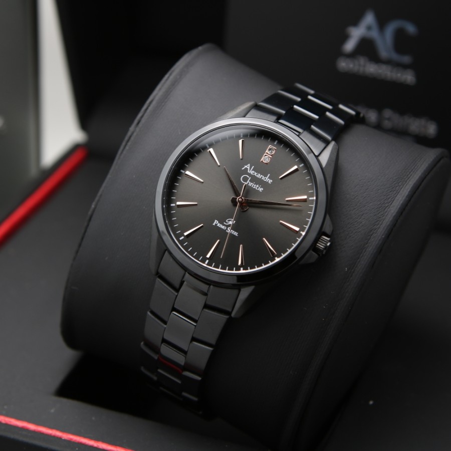 ALEXANDRE CHRISTIE AC 1018 BLACK LIST ROSEGOLD WANITA. ORIGINAL