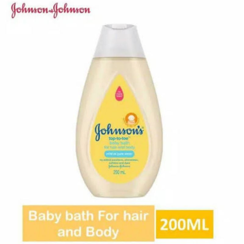 Johnsons top to toe hair &amp; body 200ml