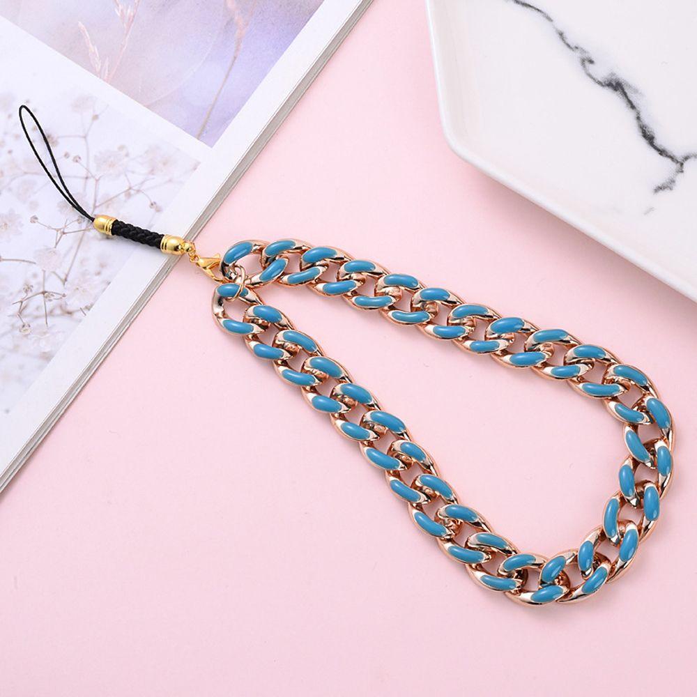 QUINTON Cincin Gesper Ponsel Lanyard Untuk Ponsel Case Hadiah Untuk Wanita Aksesoris Perhiasan Gantung Kabel Gelang Pesona Dekorasi Ponsel Lanyard