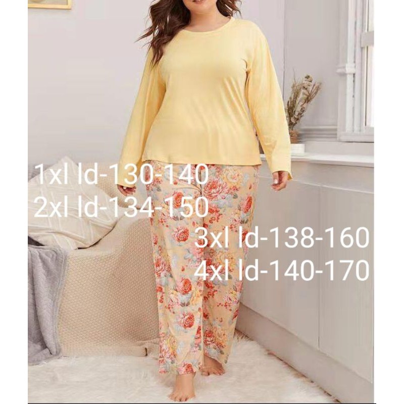 Baju Tidur Wanita Setelan jumbo import murah/fashion wanita import C11-T