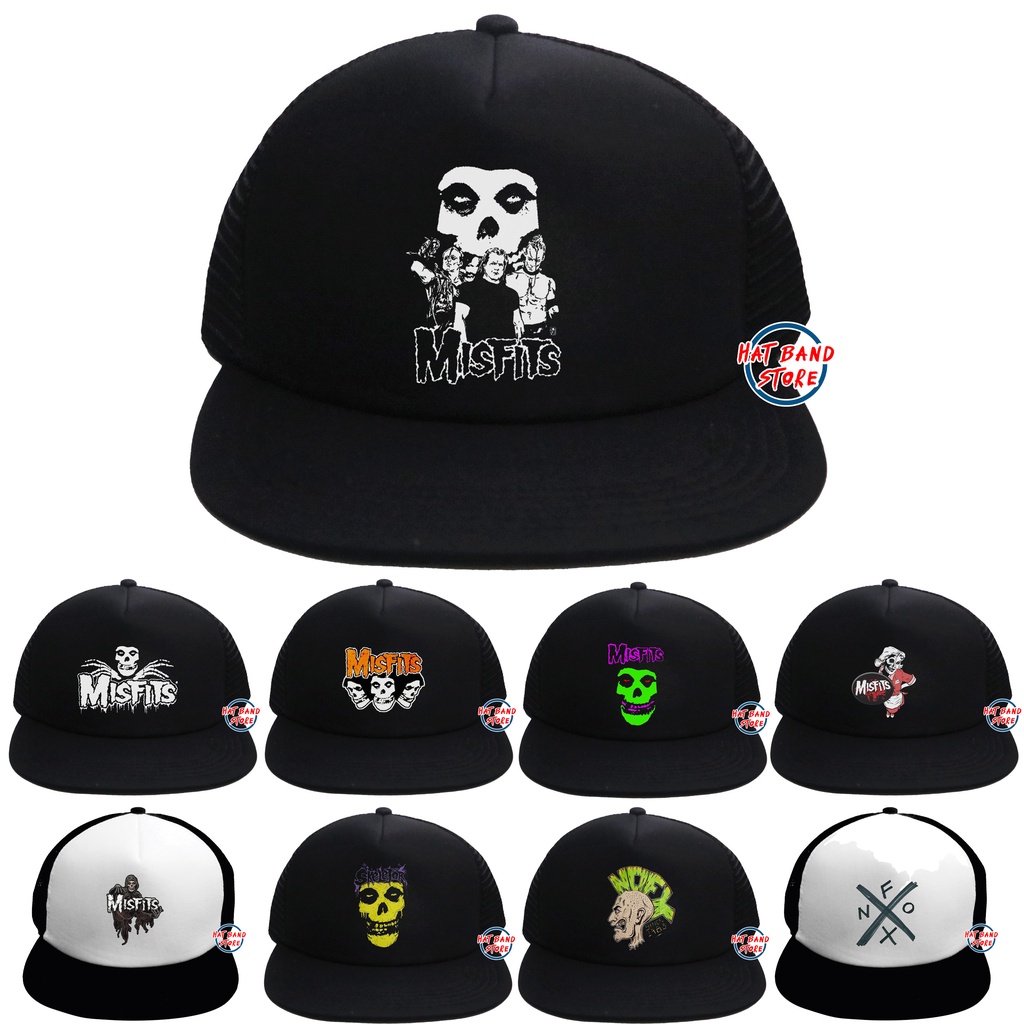 Topi Band NOFX / Topi Band Misfits Crew / Topi Band Misfits / Topi Trucker NOFX / Topi Snapback NOFX
