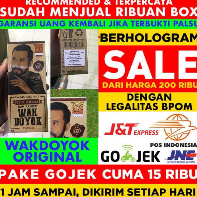 Terbaru Krim Penumbuh Rambut Dan Jambang Krim Wak Doyok Original Garansi