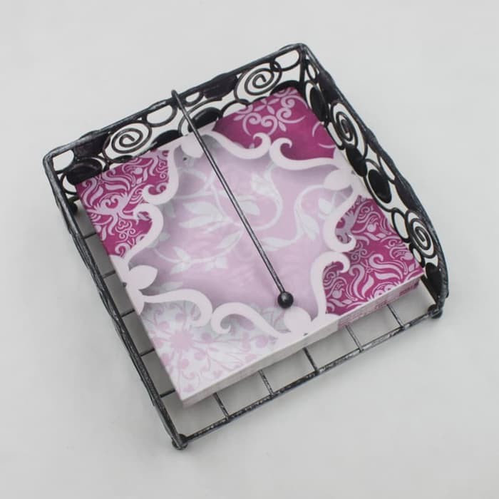 Decoupage Napkin - Tissue Decoupage 2Ply OB-Floral Frame