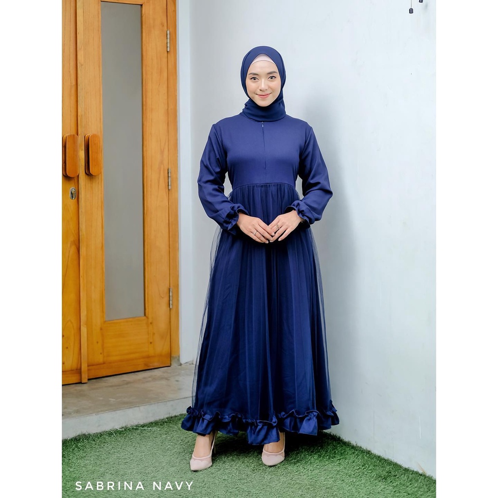 [COD] SABRINA GAMIS ORIGINAL BYHIJABQUEEN/ GAMIS MUSLIM/ DRESS MUSLIM / GAMIS TILE
