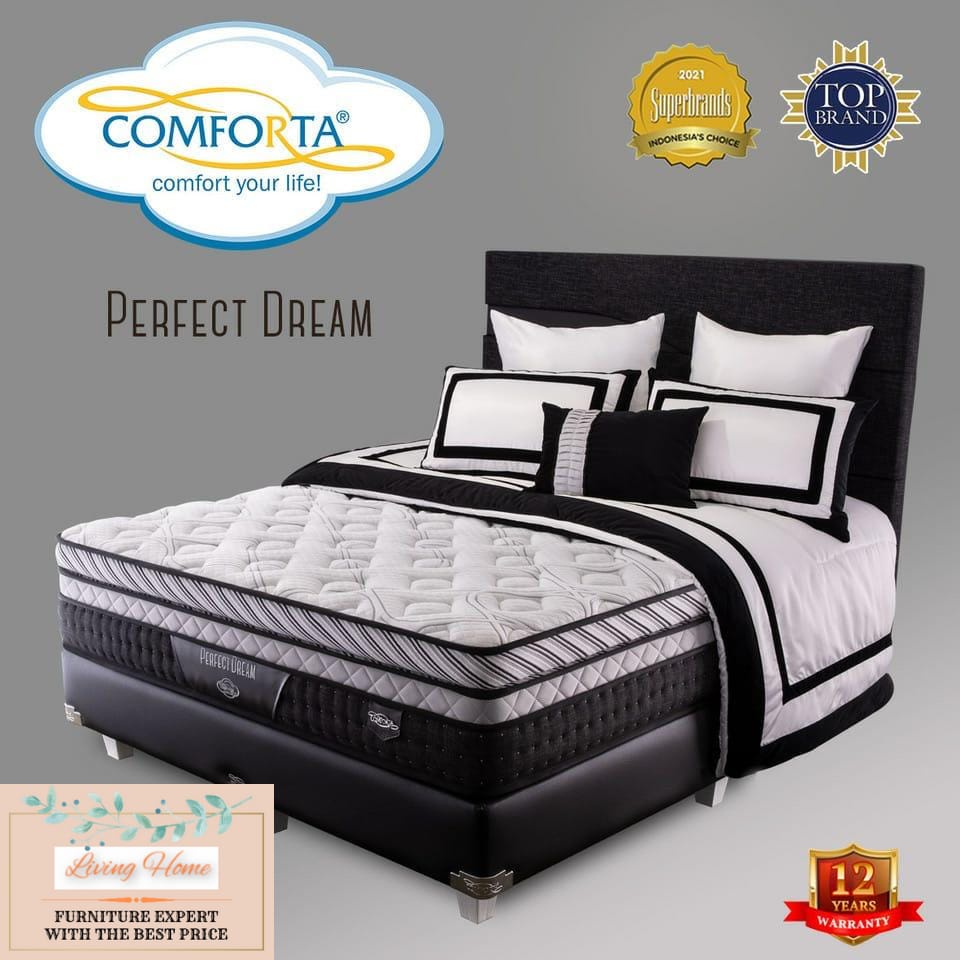 Springbed Comforta Perfect Dream -  Full Set Comforta Ori sandaran veloz