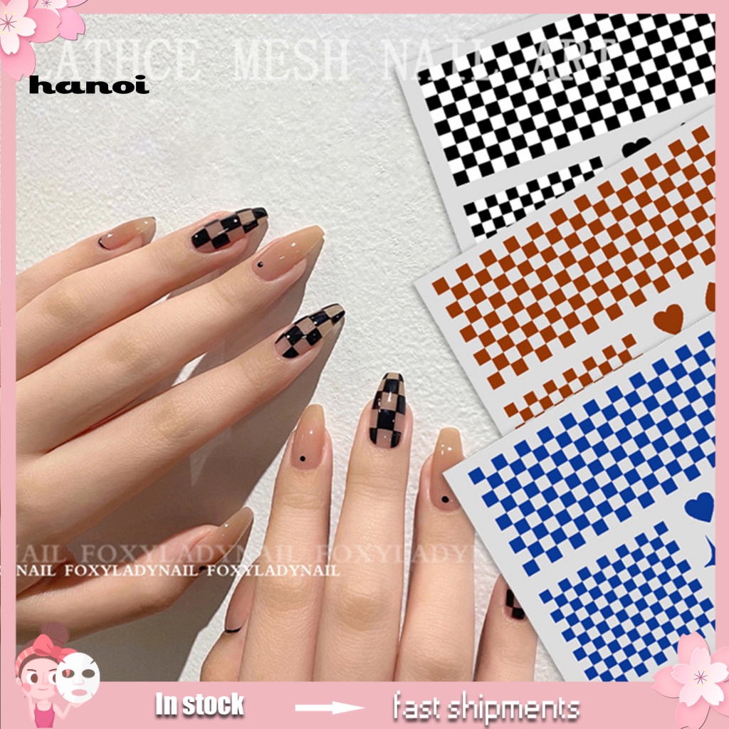 Han_ Stiker Kuku Anti Jatuh Untuk Nail Art