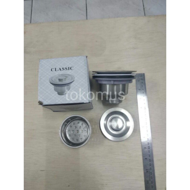 AFUR KERANJANG CUCI PIRING FULL STAINLESS- SET - HIGH QUALITY