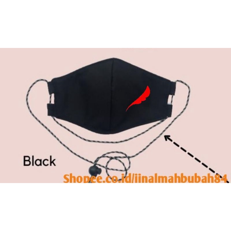 Masker Kain  Headlop 2ply Stoper NOAH