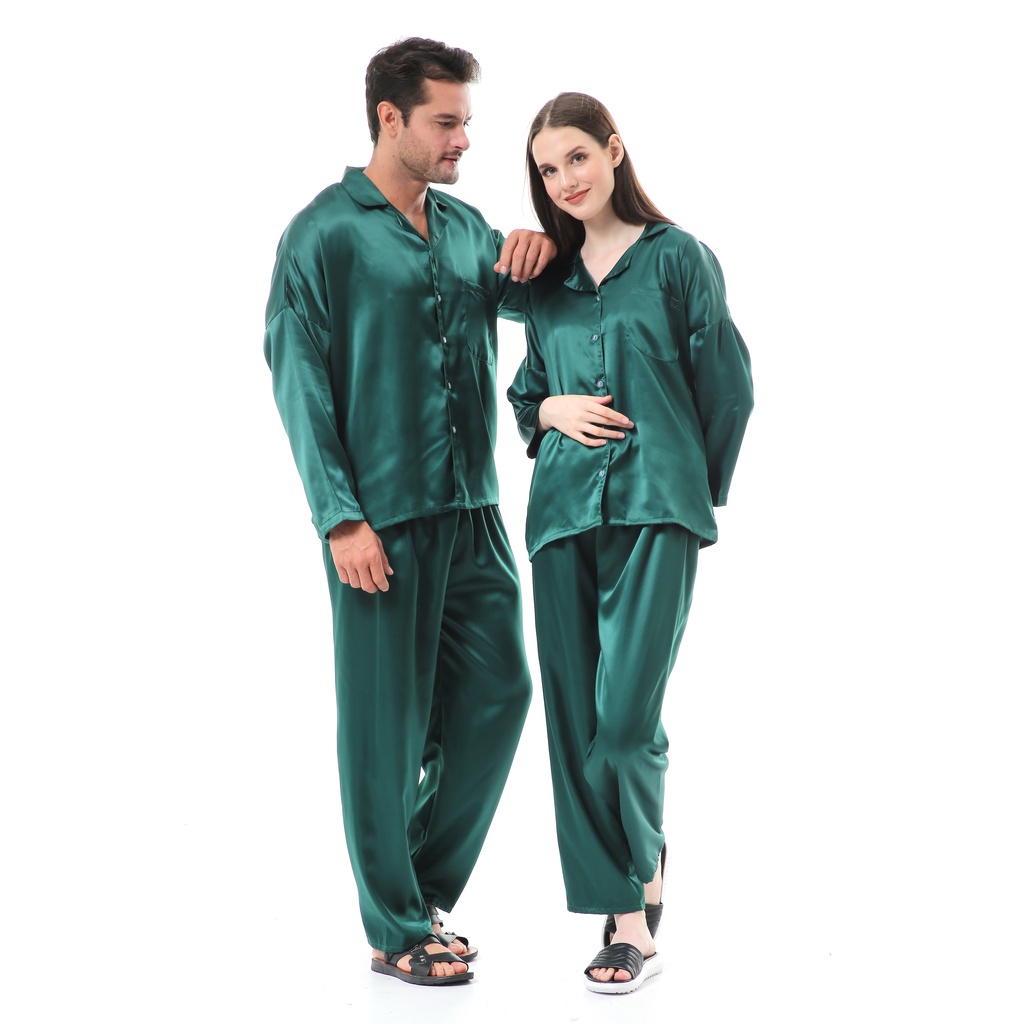 Zavyn One Set Setelan Piyama Couple Sateen PP 2.0