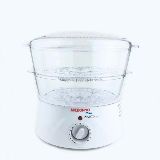 PERALATAN MASAK AKEBONNO FOOD STEAMER / STEAM COOKER / KUKUSAN LISTRIK MSP-92214B PERALATAN DAPUR