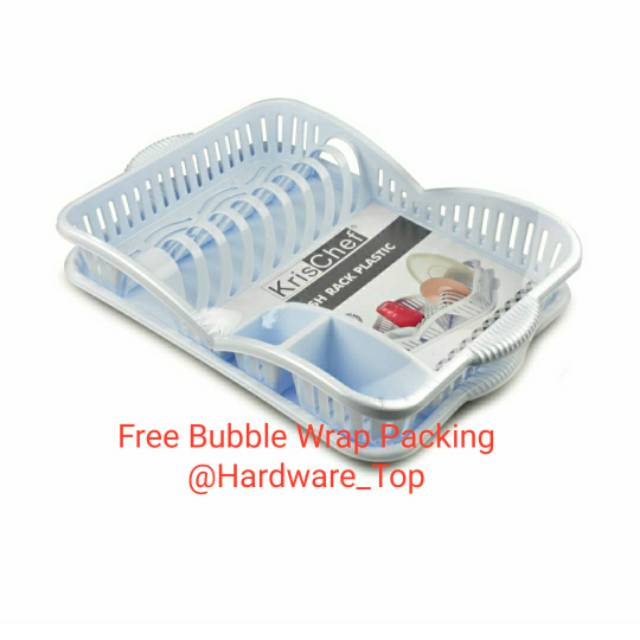 Ace Hardware Krischef Rak Piring Plastik / Rak Dapur / Tempat Sendok
