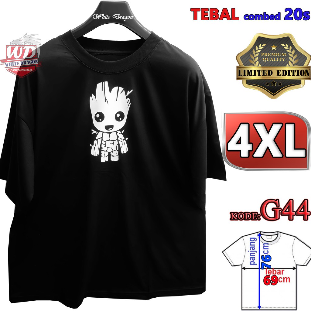 KAOS 4XL Groot BIG SIZE JUMBO PRIA BIGSIZE KODE G44