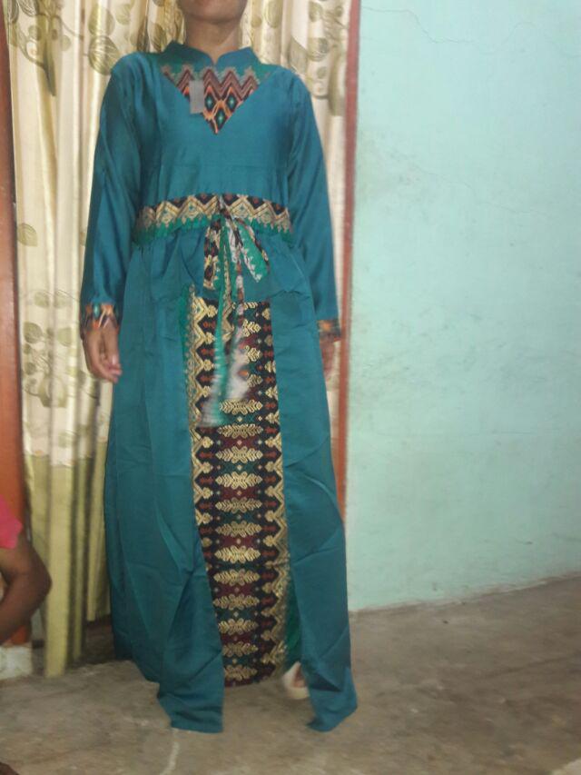 Long Dress Princes Azkana Zavira Long Dress Casual Dress Batik Couple
