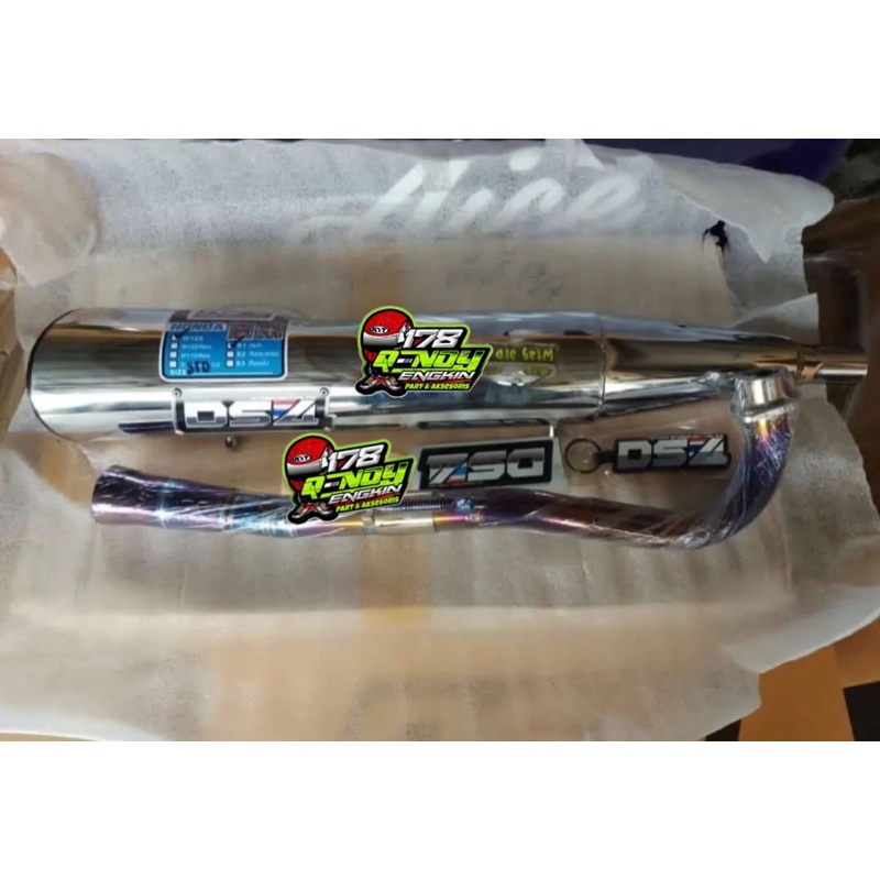 knalpot daeng standar racing wave 125 / supra 125 leheran pipa titanium original thailand 🇹🇭