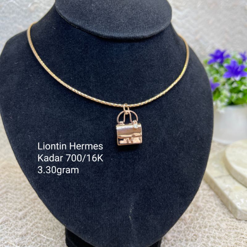 LIONTIN TAS EMAS ASLI BY AYUGOLD EMAS 700/16K