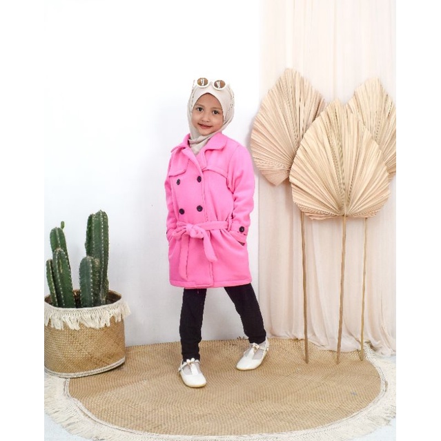 Jaket anak perempuan jaket blazer longcoat anak perempuan korea murah  premium cod