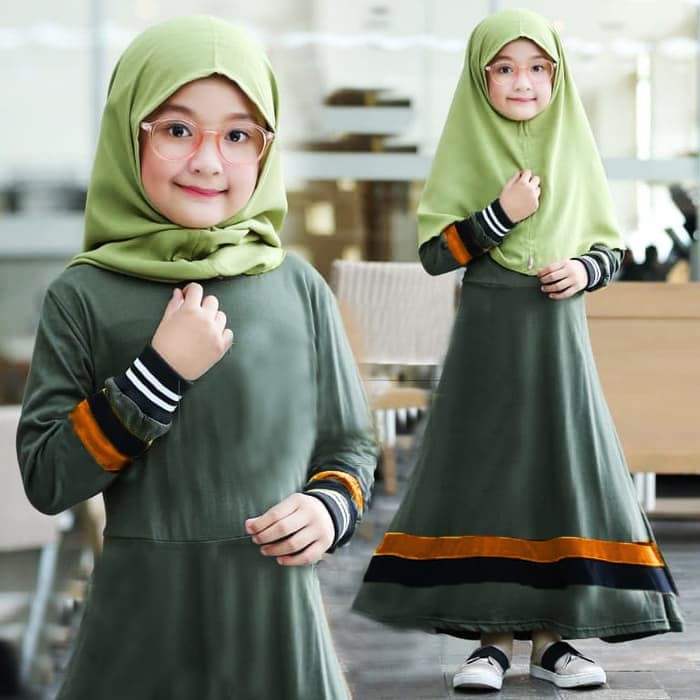 [Syari Herlina Kids SW] Baju muslim anak perempuan babytery