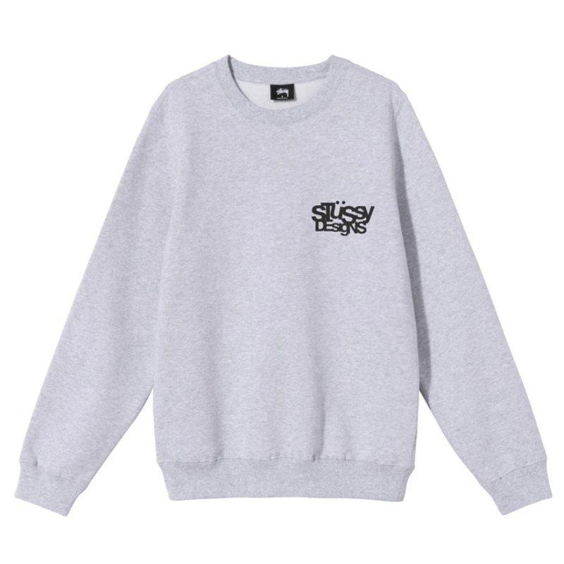 S - XXXXXL(6XL) Sweater STUSSY DESIGN BIGSIZE Sweatshirt Oversize Streetwear Urban Style CrewNeck Jumbo Pria Wanita Harajuku Loose Long Sleeve