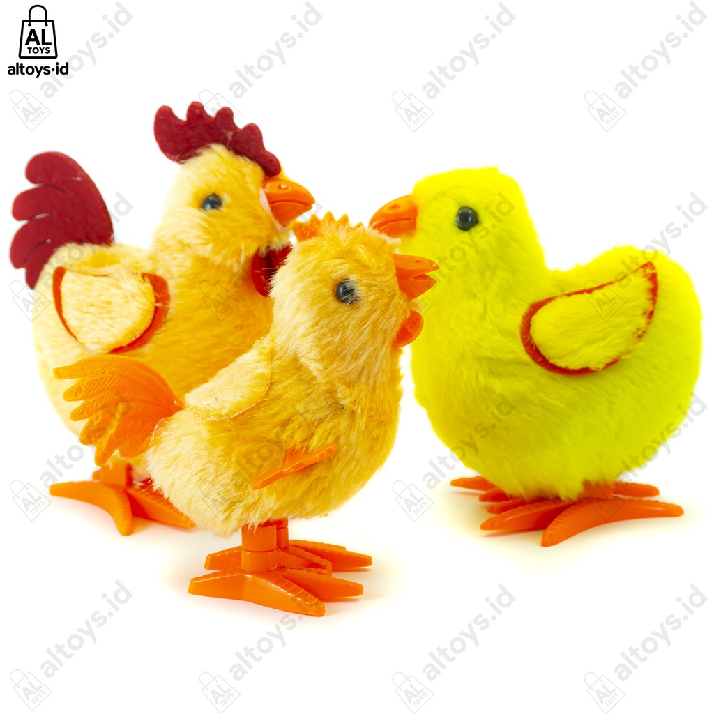 Mainan Kunci Putar Anak Ayam / Ayam Jago Berjalan