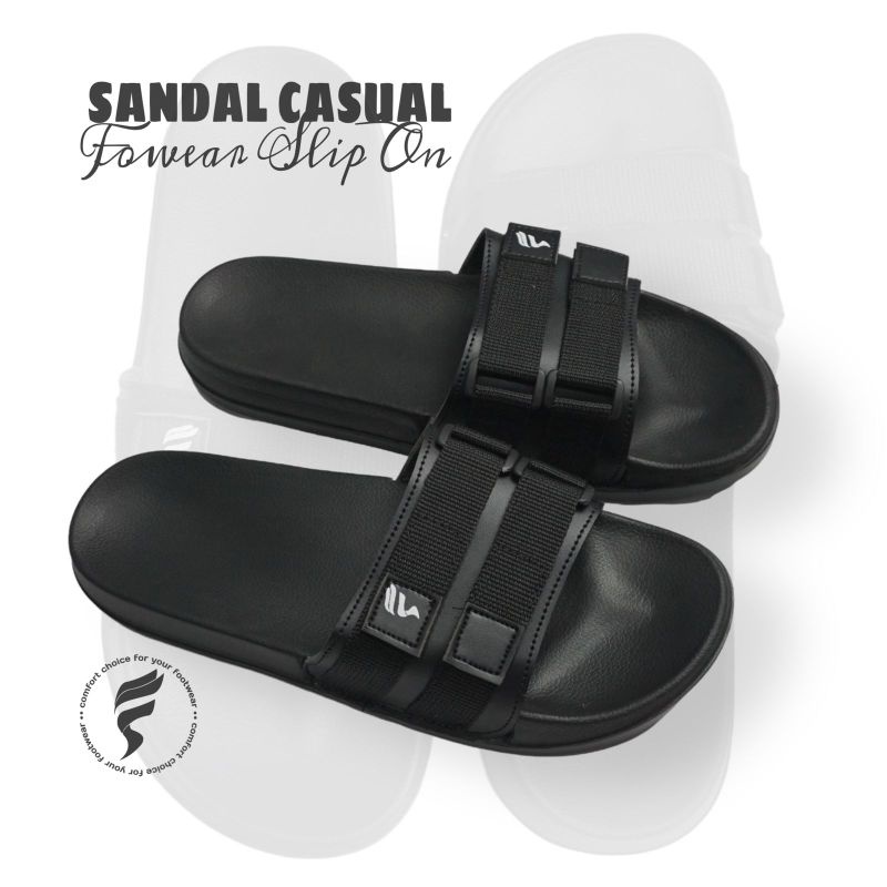 Sandal Slide Pria | Sandal Casual Pria | Sandal Slop | FOWEAR AMERO