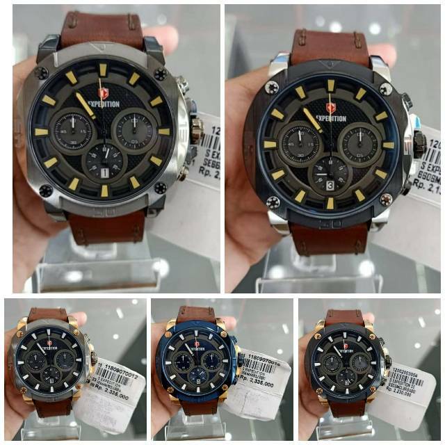 JAM TANGAN PRIA EXPEDITION E 6606 | EXP E6606 KULIT ORIGINAL