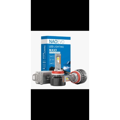 Lampu LED Mobil H4 60 Watt Nao Garansi / LED Mobil H4 Nao Max3 Garansi