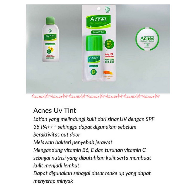 Acnes UV Tint SPF 35 PA Daily UV Protection Acne Care Vit E B6 30gr