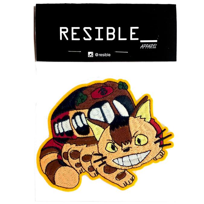 =====] Ghibli Totoro Catbus IRON ON patch emblem bordir badge