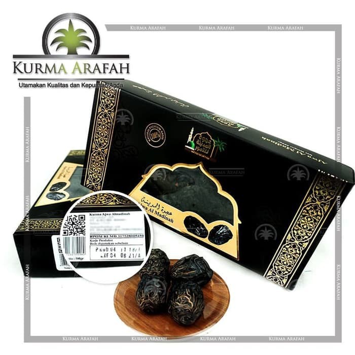 

Buruan Beli - Kurma Ajwa Premium 500 Gram Asli Madinah Bersegel Bpom
