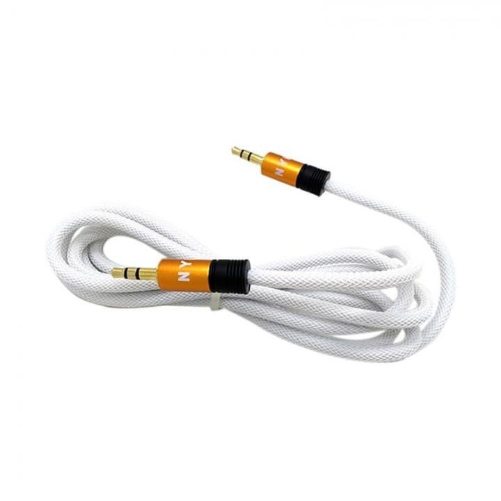 Kabel Aux Audio 3.5mm Male To Male 1.5M NYK - Audio To Audio 1.5 Meter