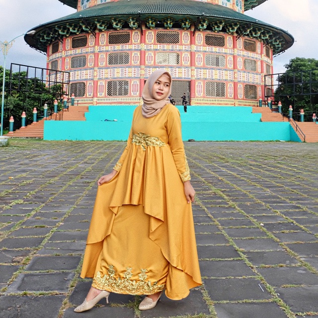 Garbera Dress Cantik Untuk Pesta dan Kondangan Mewah Elegan