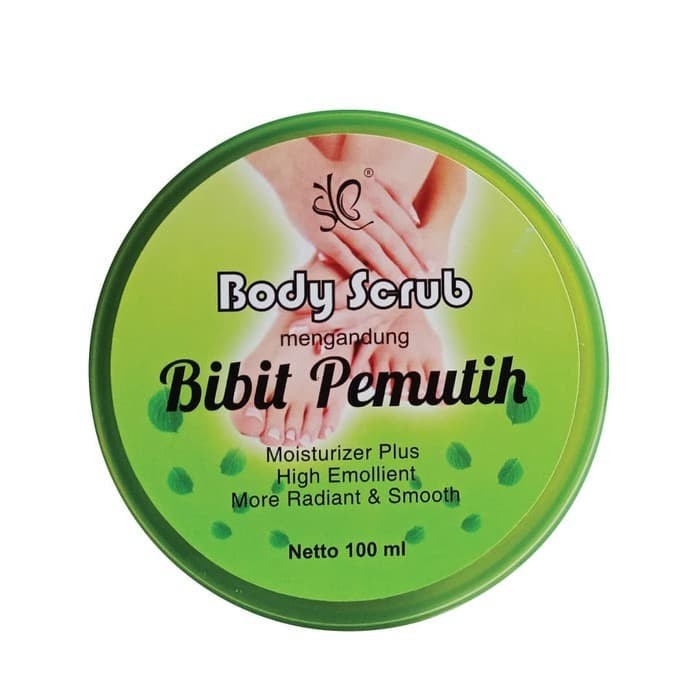 LULUR PEMUTIH BADAN SYB BODY SCRUB BIBIT PEMUTIH BPOM 100ML LULUR BIBIT PEMUTIH PERAWATAN TUBUH