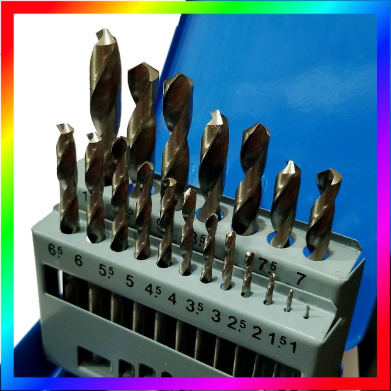 MATA BOR SET 19 PCS BENZ WERKZ 1 - 10 MM DRILL BITS SET