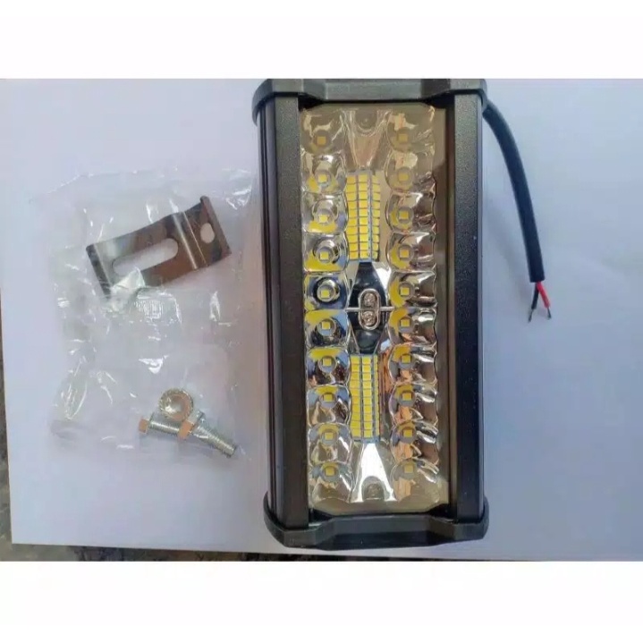 Lampu Sorot LED 19 MATA 120W CREE 3 ROW Offroad 12V 24V Work Light Tembak Mobil Motor Spot Flood