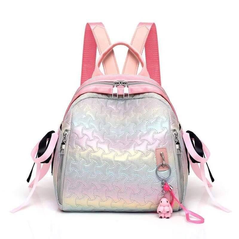 GI 6521 RISCE TAS RANSEL MERMAID PUTRI DUYUNG MOTIF KULIT IKAN IMPORT BQ 2246 LT 1376 EL 788 GT 1299