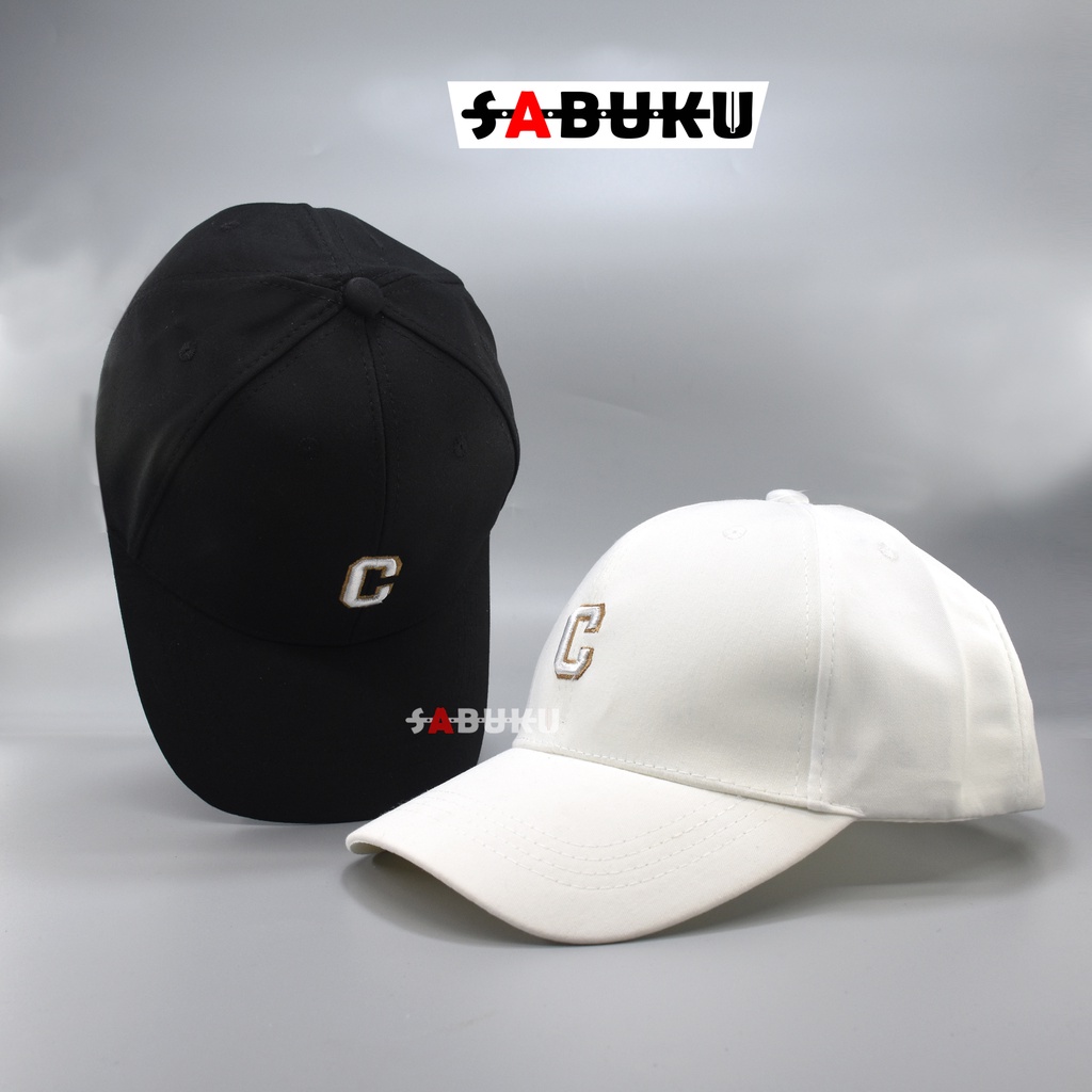 Topi Baseball Pria Wanita Dewasa Bordir Karakter C Topi Pria Bordir Premium Trendy Korean Fashion Men's Sports Female Cap Couple's Hat -235