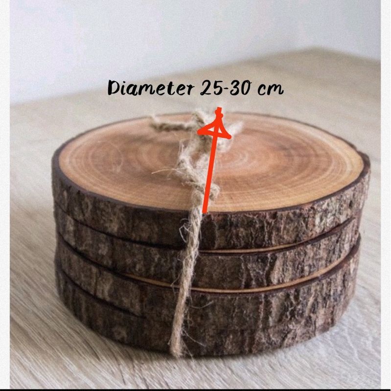 

[Fresh] WOOD SILICE DIAMETER BESAR / KAYU MAHONI ASLI GUNUNG / WOOD SILICES / WOOD CRAFT / WOOD