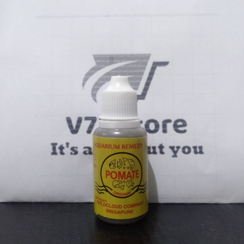 POMATE CAIR 30ML OBAT IKAN ORIGINAL SINGAPORE OBAT PENYAKIT IKAN