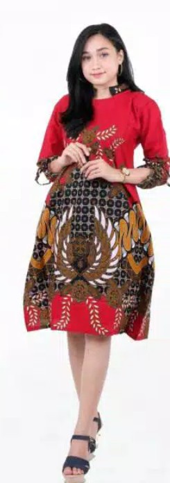 Terlaris Serut Genes Jelita Tunic Navbor Yelbor Whitbor Creambor Tunik Batik Modern Hrb030 Dolbi Dob