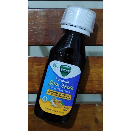 Vicks Formula Jahe Madu 56 ML / Sirup Pereda Batuk &amp; Pelega Tenggorokan