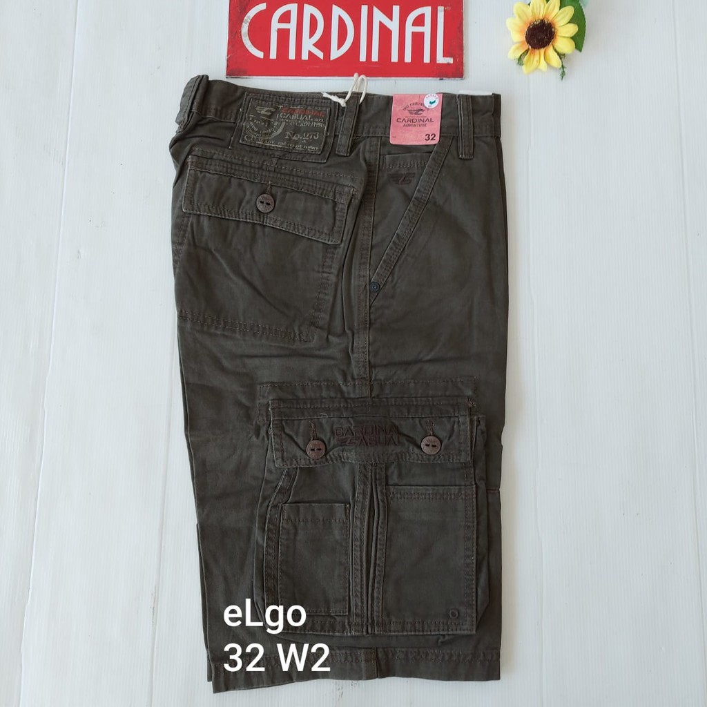 BB 32- W KPL CARDINAL KEMPOL CASUAL Celana Pendek Kempol Fashion Pria Brand Kekinian