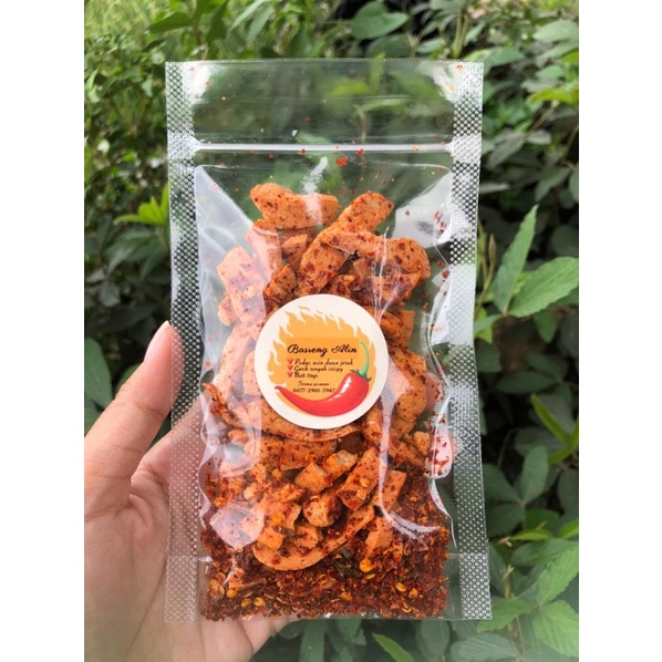 

Basreng pedas daun jeruk
