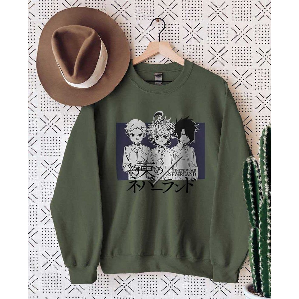 Crewneck The Promised Neverland brother and sister Unisex Premium