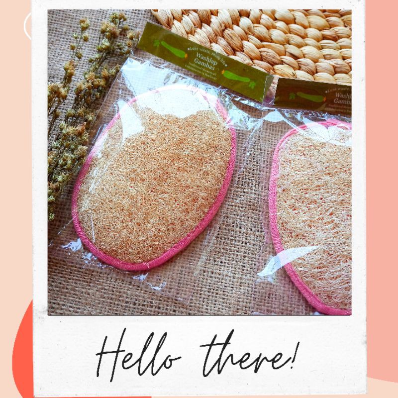 LOOFAH SPONGE MANDI WASLAP GAMBAS OYONG PENGGOSOK BADAN