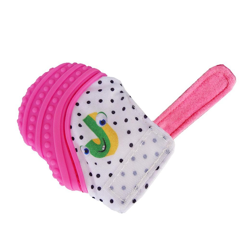 Teether JJ Ovce Mitt (pink, merah, biru, kuning, hijau)