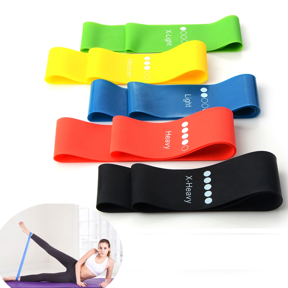 Resistance Bands Aneka Warna untuk Latihan Olahraga