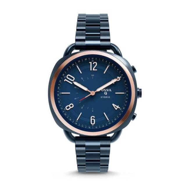 Jam Fossil Q Accomplice Navy Hybrid Smartwatch