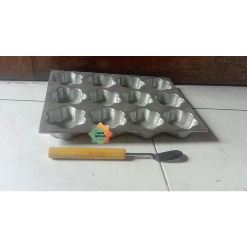 CETAKAN KUE BOLU KEMOJA KEMOJO BUNGA BINGKE BIKA MINI BOLU KERING PLUS SUTIL