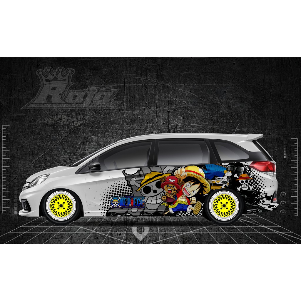 sticker decal striping honda mobilio one piece 01