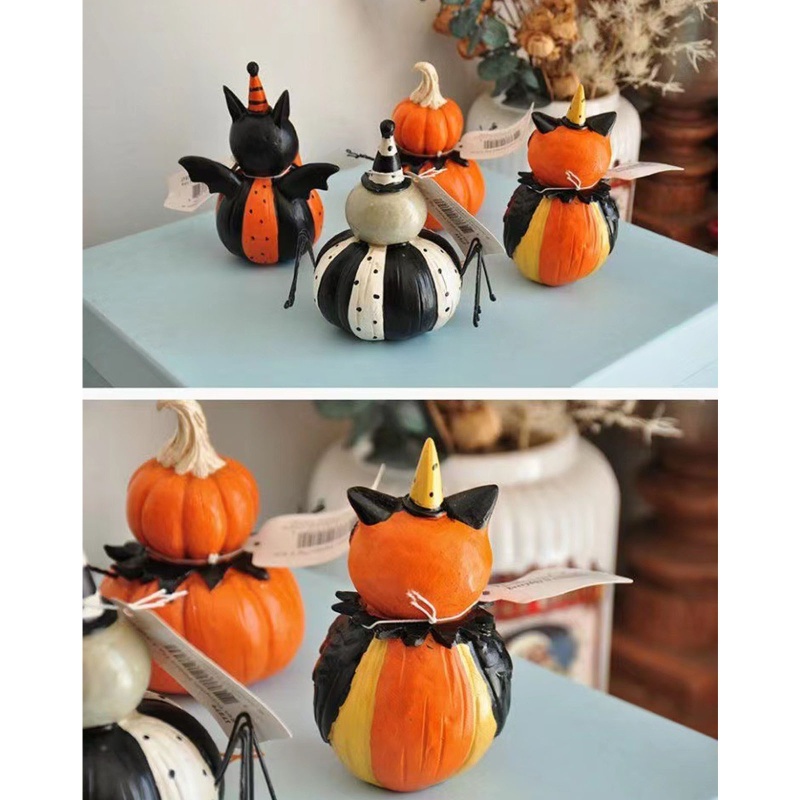 1 Set Figure Halloween Bahan Resin Untuk Hadiah Ulang Tahun Anak Laki-Laki Dan Perempuan